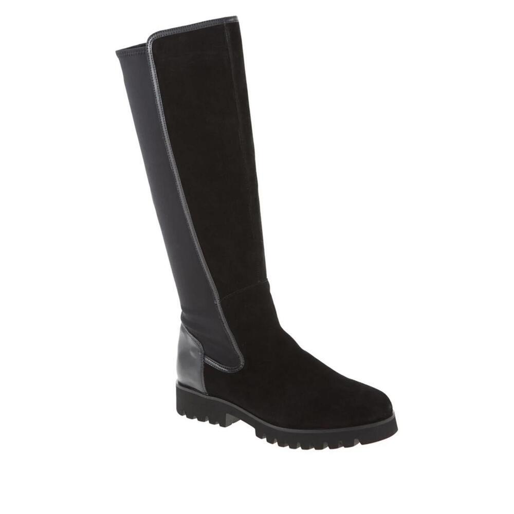 Nwot Donald J. Pliner Suede Knee-High Boots With Chunky Heel
